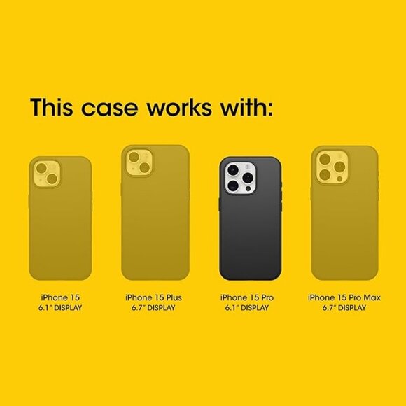 OtterBox iPhone 15 Pro (6.1" display Only) Symmetry Series Clear Case MagSafe - Picture 7 of 8